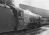 Ex-LNER A1 4-6-2 No 60114 'WP Allen' is seen standing at the East end of Platform 8 waiting to return to the Eastern Region