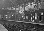 Close up of Platform 5 and the Gentlemen's First Class Waiting Room, Ladies First Class Waiting Room and Ladies Third Class Waiting Room