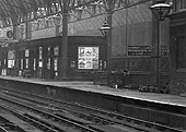 Close up of Platform 5 and the General Waiting Room, the ramp to the subway, a variety of oil lamps and New Street No 4 Signal Box