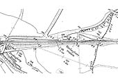 A 1904 25 inch to the mile Ordnance Survey Map of Birdingbury station and goods yard