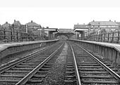 Looking towards Coventry showing the station some six months after the withdrawal of passenger services in 1965