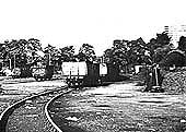Close up showing Sidings No 7 to 11 and some of the eighteen coal stacking plots which included plots belonging to the Cooperative Society
