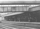 Close up showing the up platform after the 1890 building modifications but prior to the 1901-04 alterations