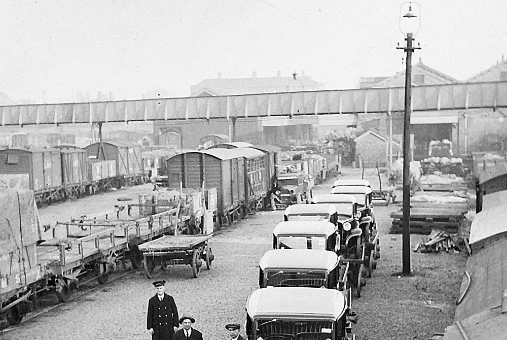 Close up showing Coventry Goods Yard looking in the direction of the LNWR Sheds and Warwick Road