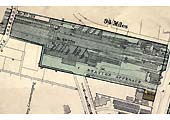 A 1910 2-Chain to the Mile L&NWR Plan showing the layout of the main portions of Coventry station