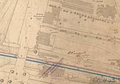 Close up of the 1891 L&NWR plan which shows the station was fairly bereft of accommodation prior to the 1892-3 development