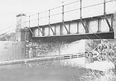 The rail bridge carrying the loop line over the Coventry Canal located between Bell Green and the Foleshill Road