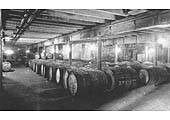 The cellars below the L & B Curzon Street station which were built taking advantage of the sloping site