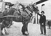 Stableman Jones with his prize winning bay horse from Curzon Street 'The Colonel', winner of the 1932 Show