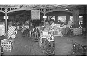 View of the main landing deck at the New Canal Street end of Curzon Street's warehouse on 25th September 1938