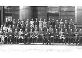 A photograph of Curzon Street District Goods Manager's office staff taken on September 1938