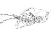 Plan of the approach and layout of Curzon Street station's train shed and its Engine House as seen in 1846