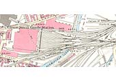 An 1887 25 inch to the mile Ordnance Survey Map of Curzon Street Goods Shed and Yard
