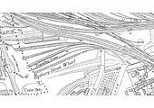 A 1902 25 inch to the mile Ordnance Survey Map of Curzon Street Goods Station's Banbury Street Wharf