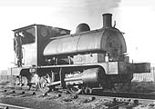 Ex-L & Y 0-4-0ST 'Pug' No 51204 is seen working the Dunlop sidings to the south of Foleshill station circa 1958