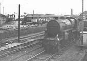 Ex-LMS 2-6-0 'Hughes Crab' No 42970 is seen passing Foleshill Road Signal Cabin on a Class K service in 1964