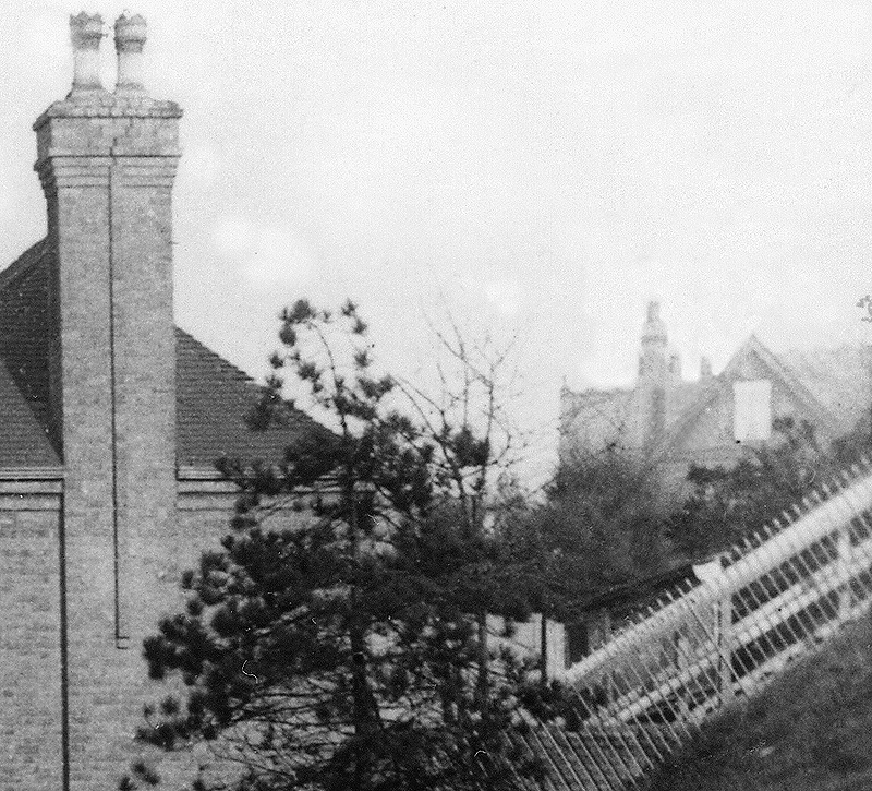 Close up showing the new steps leading down from Frederick Street to Gravelly Hill station's booking office