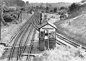 Looking towards Kenilworth station with the Berkswell curve off to the right and the sidings to the tannery and coal yard in the distance