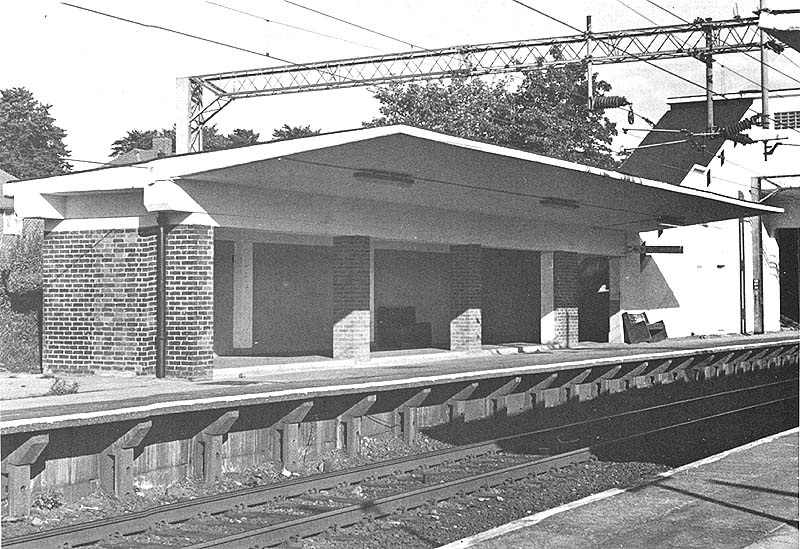 View of the remodelled up platform which had to be actioned because of the rise of damage through vandalism