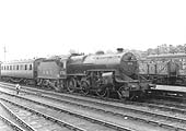 LMS 2-6-0 'Crab' No 2781 stands at platform 2 at the head of a local passenger train to Coventry in 1938
