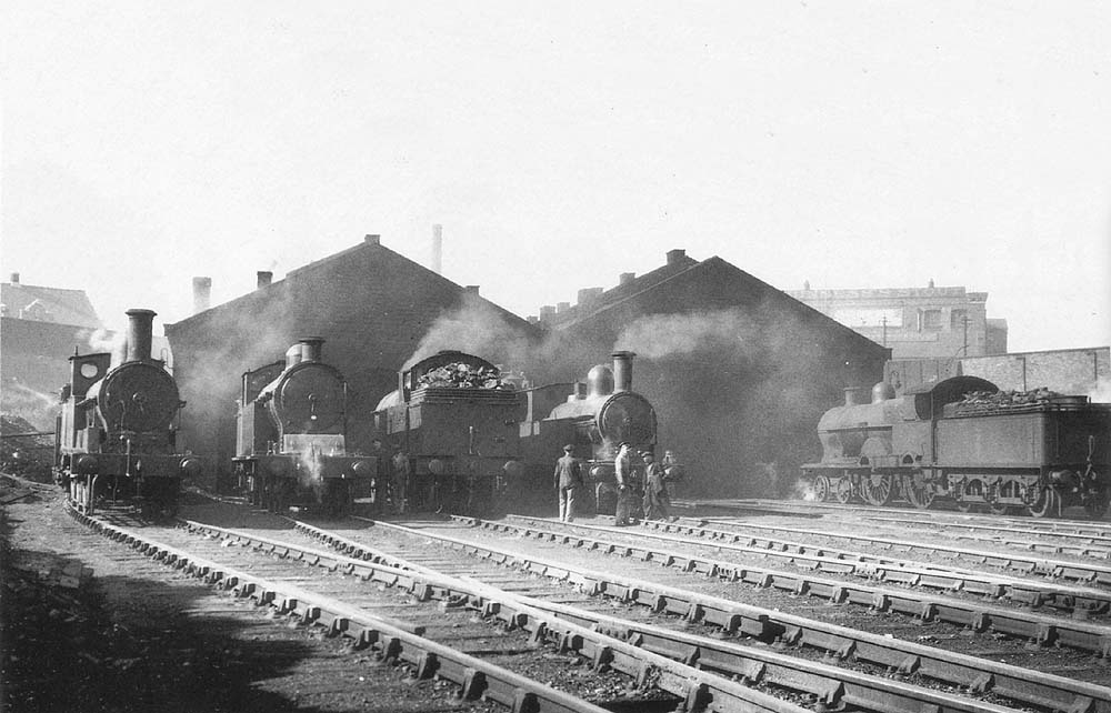 A 1920 view of the 'New Shed' at Monument Lane and the additional road laid along side the shed's outer wall