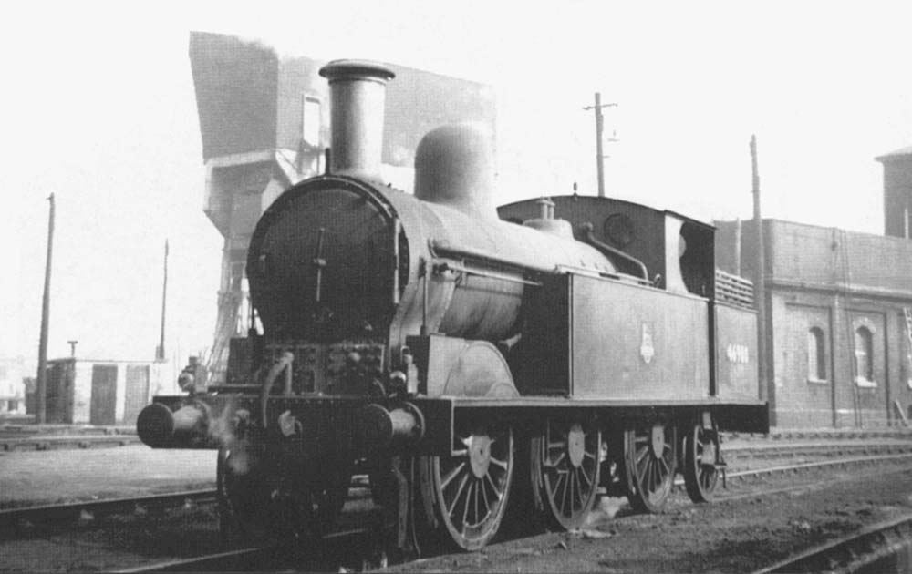 Monument Lane Shed: Ex-LNWR 2-4-2T 'Watford Tank' No 46900 