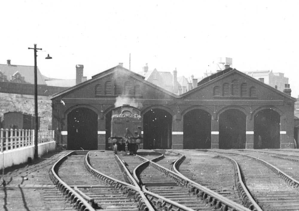 Close up showing Monument Lane's new shed which contained six internal roads all of the same length