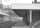 Close up of the station's platform 3 which served down traffic heading to the North of England and Scotland