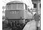 E3068 makes ready to depart for the north at Nuneaton (Trent Valley) station on Thursday 26th March 1964