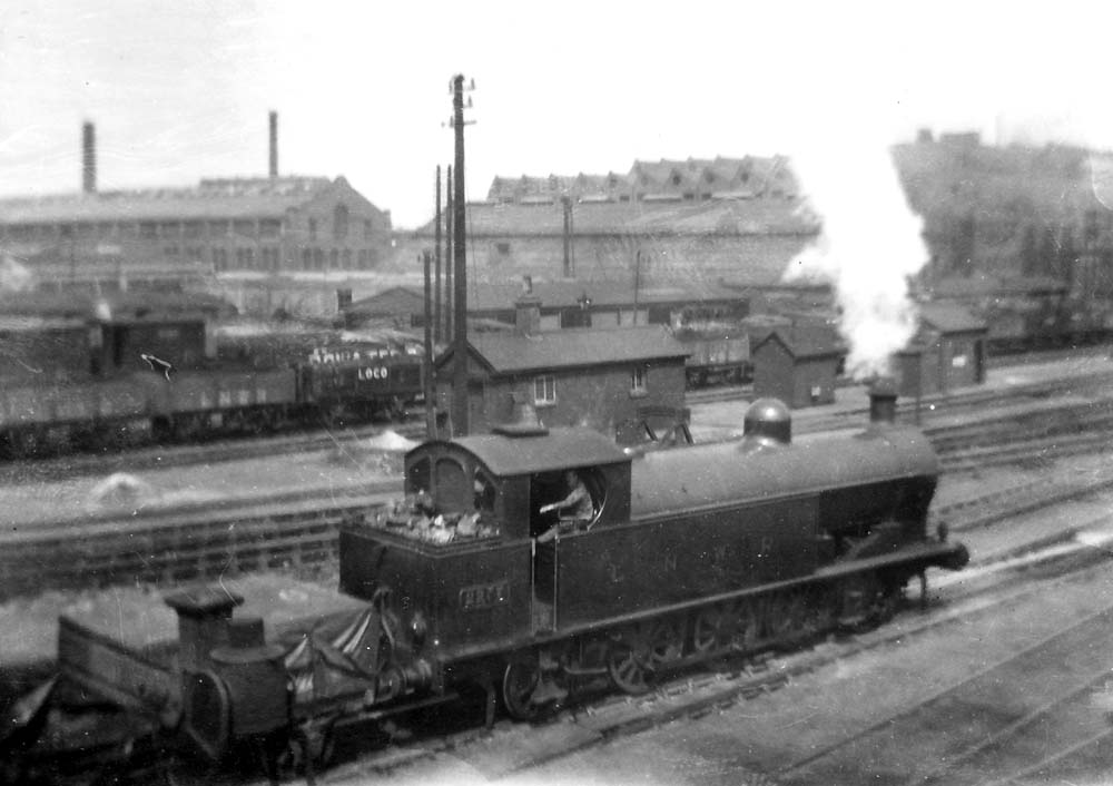 LNWR 0-8-2T No 2277 pauses during its duties when shunting in Rugby's down exchange sidings