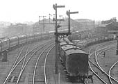 Close up showing part of the sidings located behind the junction of Wood Street and Railway Terrace