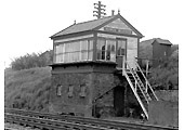 Warwick Milverton Signal Box which was located a few hundred feet from the station towards Kenilworth and opposite the shed and yard
