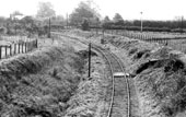 The Alcester Branch viewed from the Alcester Rd Bridge looking towards Alcester Junction