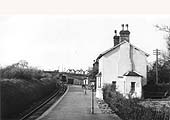 Looking north towards Barnt Green with the station in similar condition to when it was opened some ninety five years earlier