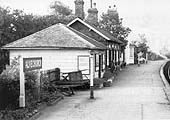 Looking along the platform towards Redditch showing the lampposts have had the lamps removed
