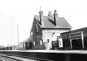 An early 1950s view of an immaculate Arley & Fillongley station still with its Midland Railway name board