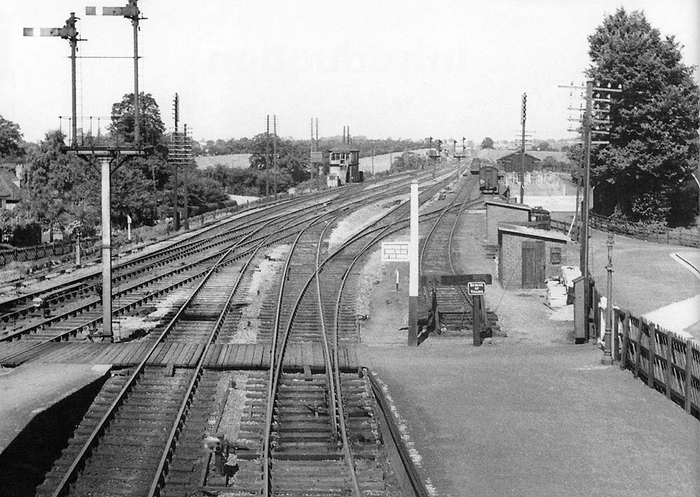 View of the remodelled junction between the Redditch branch and the former Gloucester & Birmingham Railway mainline