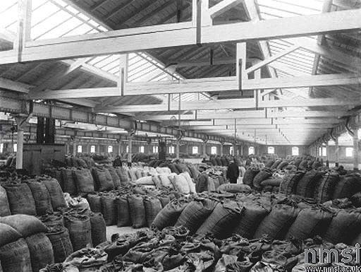 Another view of the well lit and airy top floor of the Midland Railway's Central Goods Yard and Warehouse facility