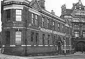 External view of the Midland Railway Central Goods Station Offices located between Allport and Suffolk Street