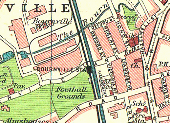 Location Map of Bournville station showing its relationship to Cadbury works and Bournville Lane