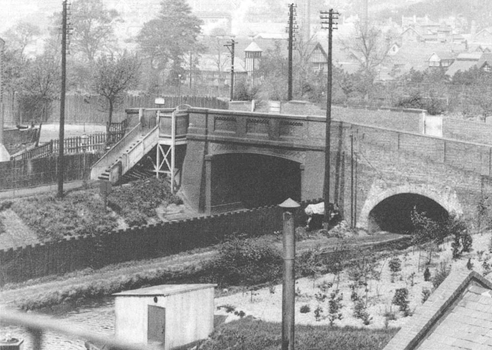 Close up showing the footpath from Maryvale Road which ran to the shed, the only pedestrian access to the shed