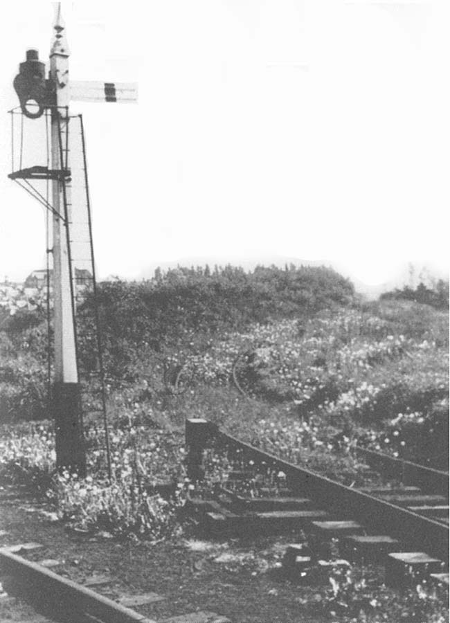 A view of the first junction on the Lifford branch after the Bournville signal box, thought to be taken in 1956
