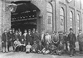 A photograph of various members of staff based at Bournville not long after the shed opened in 1895
