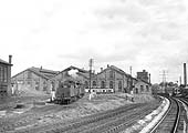 A fine view of Bournville shed and the adjacent Birmingham to Bristol main line, taken on 4th August 1952