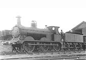 MR 2F 0-6-0 1873 class No 3425 prepares to be coaled and watered whilst at Bournville shed on 31st August 1919