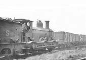 Ex-MR 1F 0-6-0 No 2630, another Kirtley veteran, is seen shunting loco coal for Bournville shed on 2nd March 1935