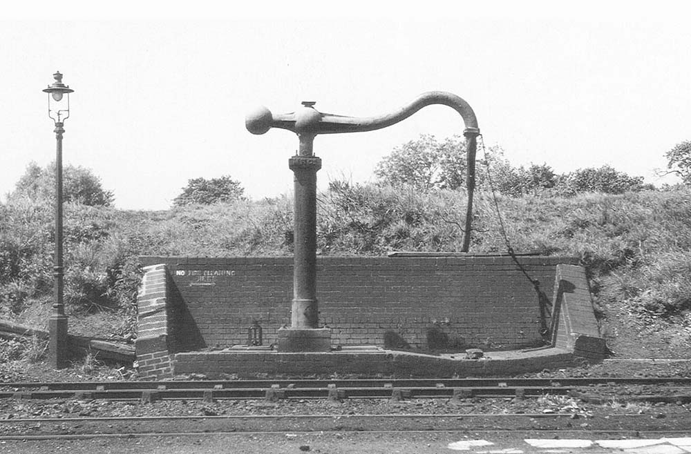 One of Bournville shed's now redundant water crane as seen on Sunday 29th May 1960