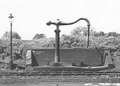 One of Bournville shed's now redundant water crane as seen on Sunday 29th May 1960