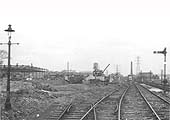 View of the site showing new buildings under construction, taken on Saturday 20th April 1963