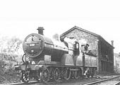 LMSR 2P 4-4-0 No 369 is taking on water at Bournville shed on a warm summer's day in 1938